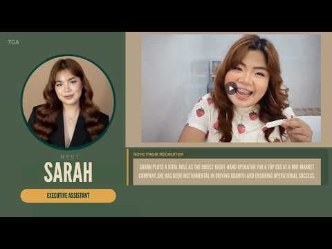 Sarah on video